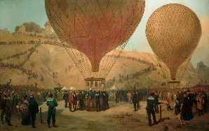 Le 7 octobre 1870, Léon Gambetta parvient à quitter Paris en ballon et à gagner Tours pour organiser la défense du pays contre l’envahisseur